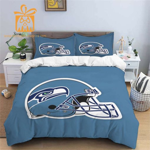 Comfortable Seattle Seahawks Football Bedding Set – Soft NFL Bedding Sets for Football Fans