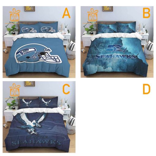 Comfortable Seattle Seahawks Football Bedding Set – Soft NFL Bedding Sets for Football Fans