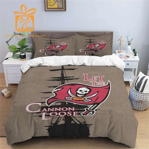 Comfortable Tampa Bay Buccaneers Football Bedding Set – Soft NFL Bedding Sets for Football Fans