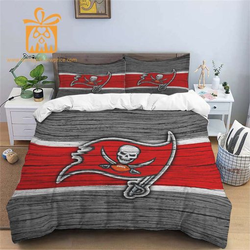 Comfortable Tampa Bay Buccaneers Football Bedding Set – Soft NFL Bedding Sets for Football Fans