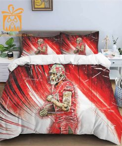 Comfortable Tampa Bay Buccaneers Football Bedding Set Soft NFL Bedding Sets for Football Fans 3