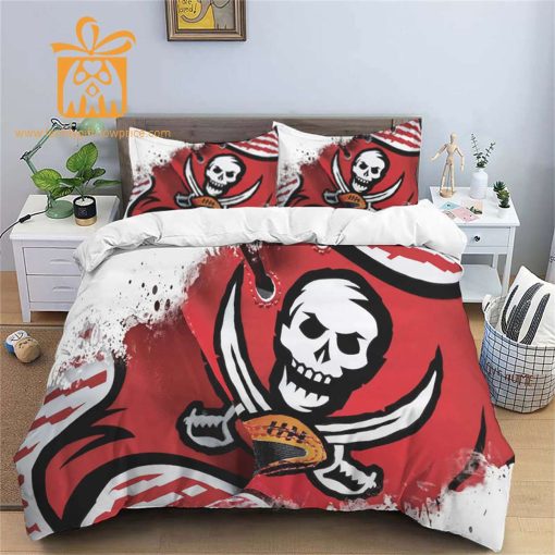 Comfortable Tampa Bay Buccaneers Football Bedding Set – Soft NFL Bedding Sets for Football Fans