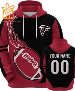 Custom Atlanta Falcons Football Jersey – Personalized 3D Name & Number Hoodies for Fans, Gift for Men Women