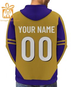 Custom Baltimore Ravens Football Jersey Personalized 3D Name Number Hoodies for Fans Gift for Men Women