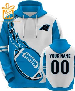 Custom Carolina Panthers Football Jersey – Personalized 3D Name & Number Hoodies for Fans, Gift for Men Women
