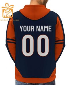 Custom Chicago Bears Football Jersey Personalized 3D Name Number Hoodies for Fans Gift for Men Women