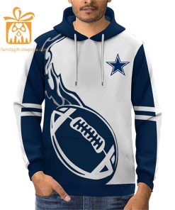 Custom Dallas Cowboys Football Jersey Personalized 3D Name Number Hoodies for Fans Gift for Men Women 12