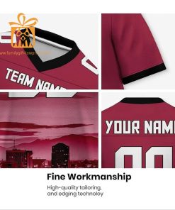 Custom Arizona Cardinals Shirt – Personalize Your Cityscape Football Jersey – Perfect Gift for Fans 2
