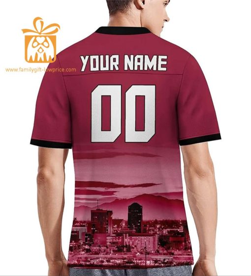 Custom Arizona Cardinals Shirt – Personalize Your Cityscape Football Jersey – Perfect Gift for Fans