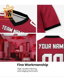 Custom Atlanta Falcons Shirt – Personalize Your Cityscape Football Jersey – Perfect Gift for Fans 1