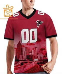Custom Atlanta Falcons Shirt – Personalize Your Cityscape Football Jersey – Perfect Gift for Fans 2