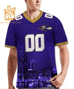 Custom Baltimore Ravens Shirt – Personalize Your Cityscape Football Jersey – Perfect Gift for Fans 3