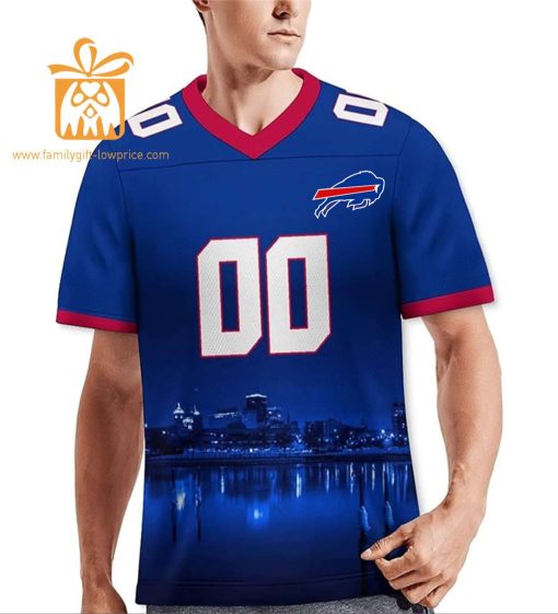 Custom Buffalo Bills Shirt – Personalize Your Cityscape Football Jersey – Perfect Gift for Fans