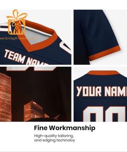 Custom Chicago Bears Shirt – Personalize Your Cityscape Football Jersey – Perfect Gift for Fans 1