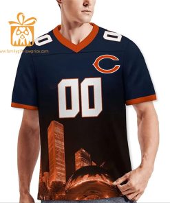 Custom Chicago Bears Shirt – Personalize Your Cityscape Football Jersey – Perfect Gift for Fans 2