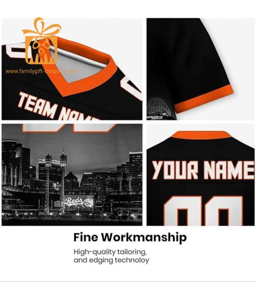 Custom Cincinnati Bengals T Shirt – Personalize Your Cityscape Football Jersey – Perfect Gift for Fans