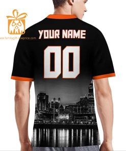 Custom Cincinnati Bengals T Shirt – Personalize Your Cityscape Football Jersey – Perfect Gift for Fans 4