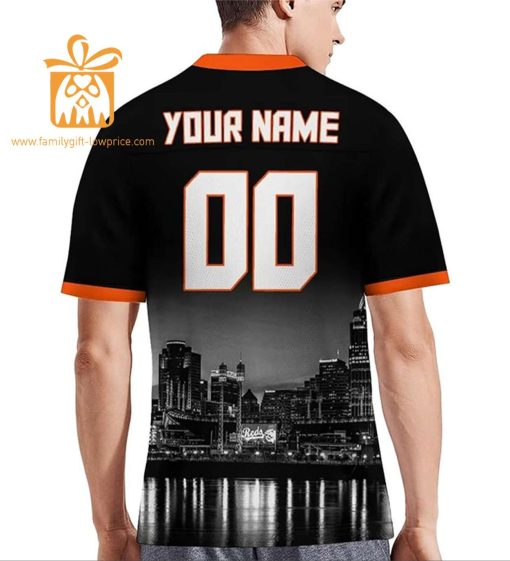 Custom Cincinnati Bengals T Shirt – Personalize Your Cityscape Football Jersey – Perfect Gift for Fans