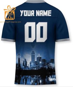 Custom Dallas Cowboys Shirts – Personalize Your Cityscape Football Jersey – Perfect Gift for Fans 3