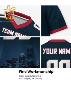 Custom Houston Texans Shirt – Personalize Your Cityscape Football Jersey – Perfect Gift for Fans 1