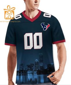 Custom Houston Texans Shirt – Personalize Your Cityscape Football Jersey – Perfect Gift for Fans 3