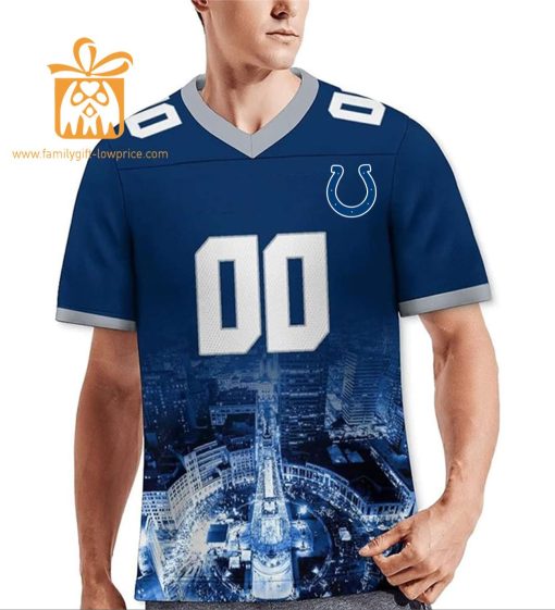 Custom Indianapolis Colts Shirt – Personalize Your Cityscape Football Jersey – Perfect Gift for Fans