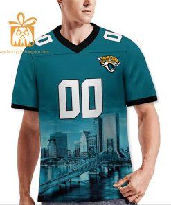 Custom Jacksonville Jaguars Shirt – Personalize Your Cityscape Football Jersey – Perfect Gift for Fans 3