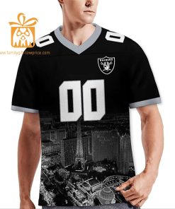 Custom Las Vegas Raiders Shirts – Personalize Your Cityscape Football Jersey – Perfect Gift for Fans 3