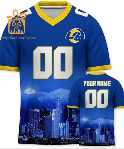Custom Los Angeles Rams Shirt – Personalize Your Cityscape Football Jersey – Perfect Gift for Fans