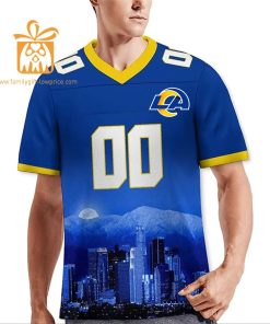 Custom Los Angeles Rams Shirt – Personalize Your Cityscape Football Jersey – Perfect Gift for Fans 3