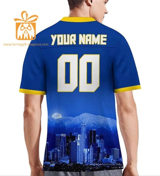 Custom Los Angeles Rams Shirt – Personalize Your Cityscape Football Jersey – Perfect Gift for Fans