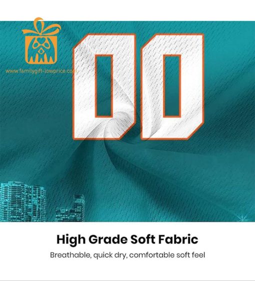 Custom Miami Dolphins Shirt – Personalize Your Cityscape Football Jersey – Perfect Gift for Fans