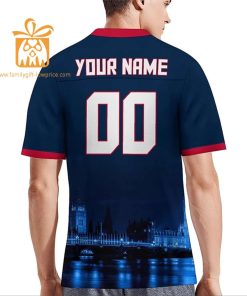 Custom New England Patriots Shirts – Personalize Your Cityscape Football Jersey – Perfect Gift for Fans 4