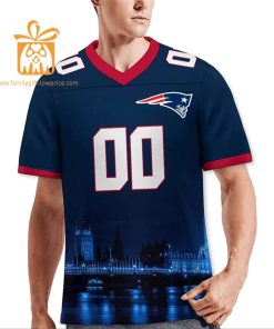 Custom New England Patriots Shirts – Personalize Your Cityscape Football Jersey – Perfect Gift for Fans 3
