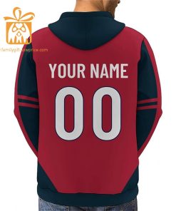Custom Houston Texans Football Jersey Personalized 3D Name Number Hoodies for Fans Gift for Men Women