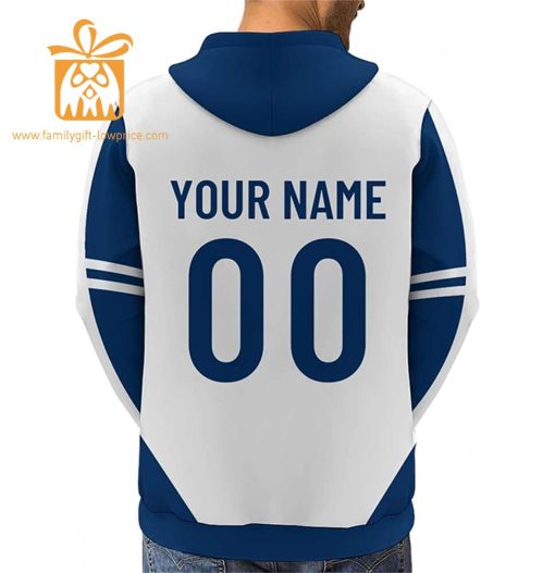 Custom Indianapolis Colts Football Jersey – Personalized 3D Name & Number Hoodies for Fans, Gift for Men Women