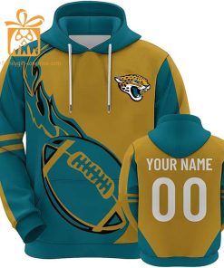 Custom Jacksonville Jaguars Football Jersey Personalized 3D Name Number Hoodies for Fans Gift for Men Women 1