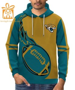 Custom Jacksonville Jaguars Football Jersey Personalized 3D Name Number Hoodies for Fans Gift for Men Women 12