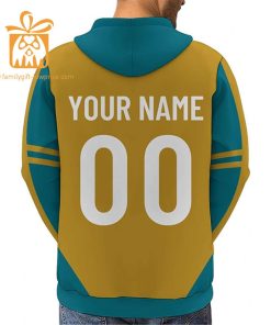 Custom Jacksonville Jaguars Football Jersey Personalized 3D Name Number Hoodies for Fans Gift for Men Women