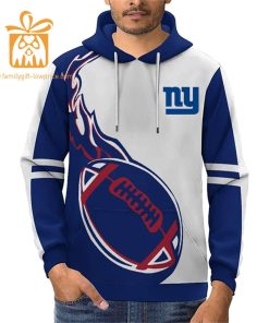 Custom New York Giants Football Jersey Personalized 3D Name Number Hoodies for Fans Gift for Men Women 3