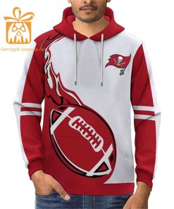 Custom Tampa Bay Buccaneers Football Jersey Personalized 3D Name Number Hoodies for Fans Gift for Men Women 12