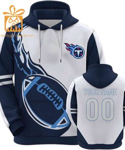 Custom Tennessee Titans Football Jersey – Personalized 3D Name & Number Hoodies for Fans, Gift for Men Women