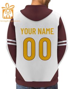 Custom Washington Commanders Football Jersey Personalized 3D Name Number Hoodies for Fans Gift for Men Women