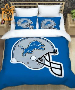 Detroit Lions Bedding Custom Cute Bed Sets with Name & Number, Detroit Lions Gifts 5