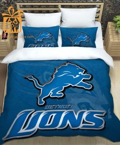 Detroit Lions Bedding Custom Cute Bed Sets with Name & Number, Detroit Lions Gifts 4