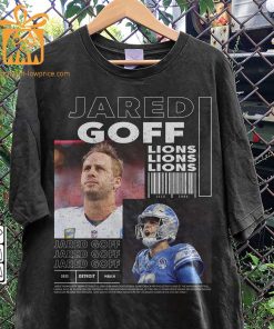 Jared Goff Vintage 90s Inspired Tee Unisex Detroit Lions Football Fan Shirt or Exclusive Bootleg Merchandise