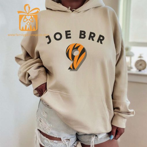 Joe Burrow ‘Joe BRR’ Hoodie – Cincinnati Bengals Retro Sweatshirt – ‘Joe Shiesty, King in the North’ 90s NFL Gear