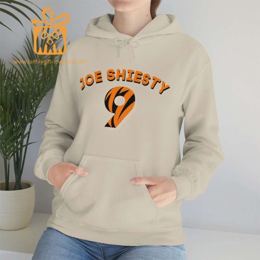 Joe Burrow ‘Joe Shiesty’ #9 T-Shirt – Vintage NFL Sweatshirt – Cincinnati Bengals Fan Apparel