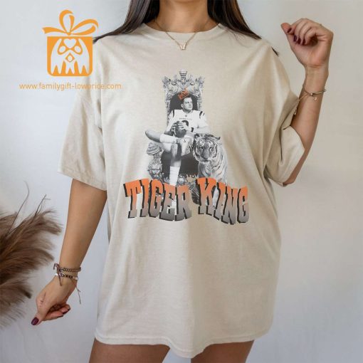 Joe Burrow ‘Tiger King’ T-Shirt – 90s Vintage NFL Style – Cincinnati Bengals Retro Shirt – Unique Joe Sheisty Merch