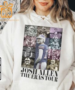 Josh Allen Football Shirt Vintage 90s Retro Buffalo Unisex Gift or The Eras Tour Bootleg Hoodie Sweatshirt Merch 2